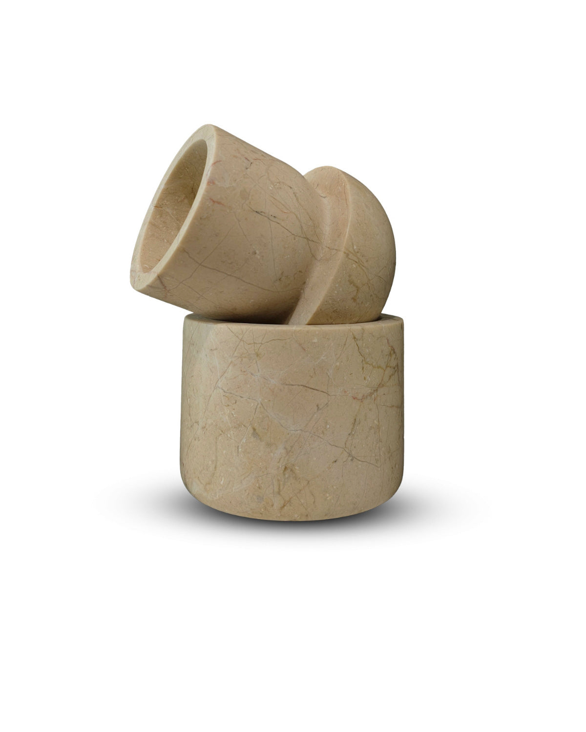 Marble Butter Bell Crock