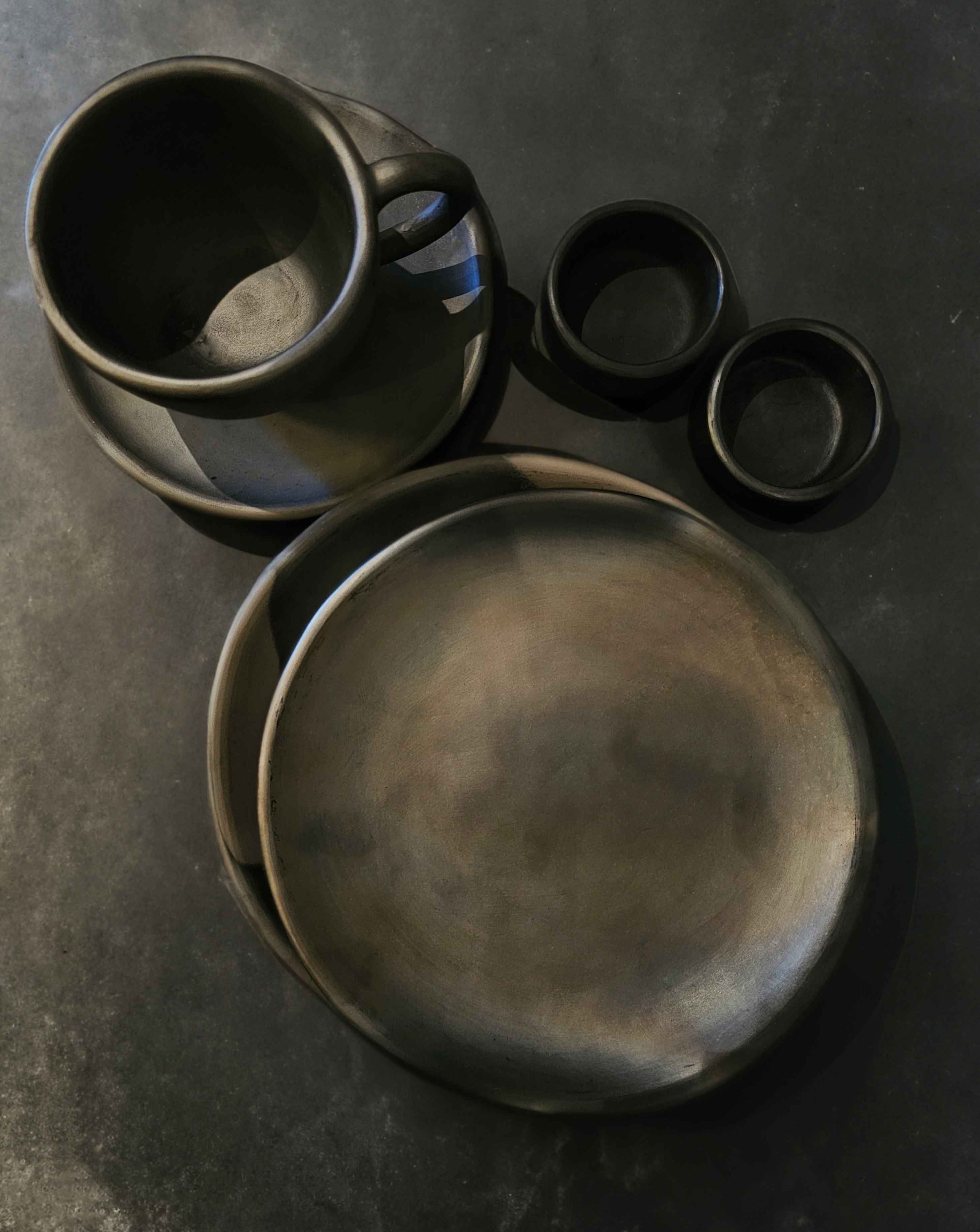 Oaxacan Black Clay Tableware