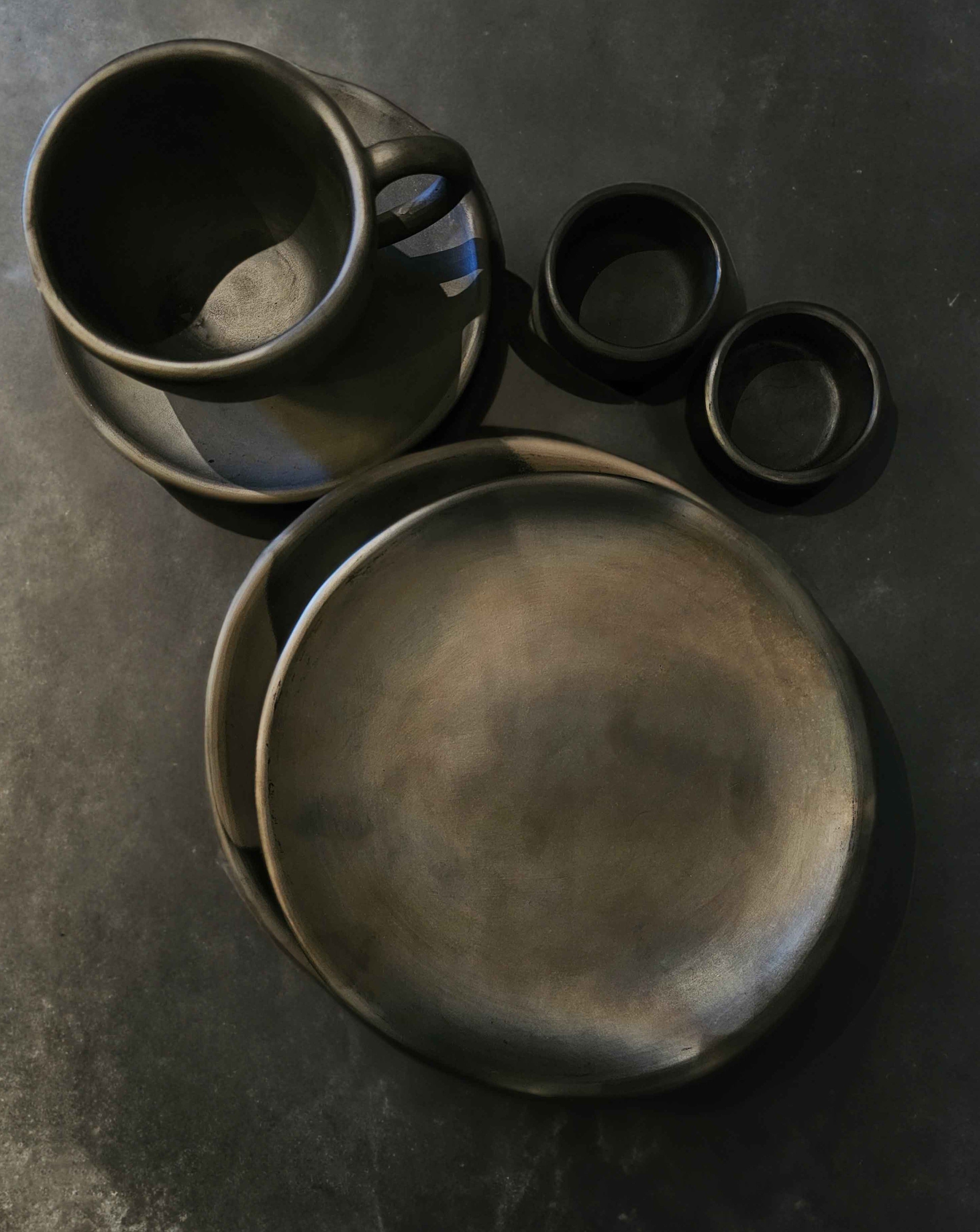 Oaxacan Black Clay Tableware