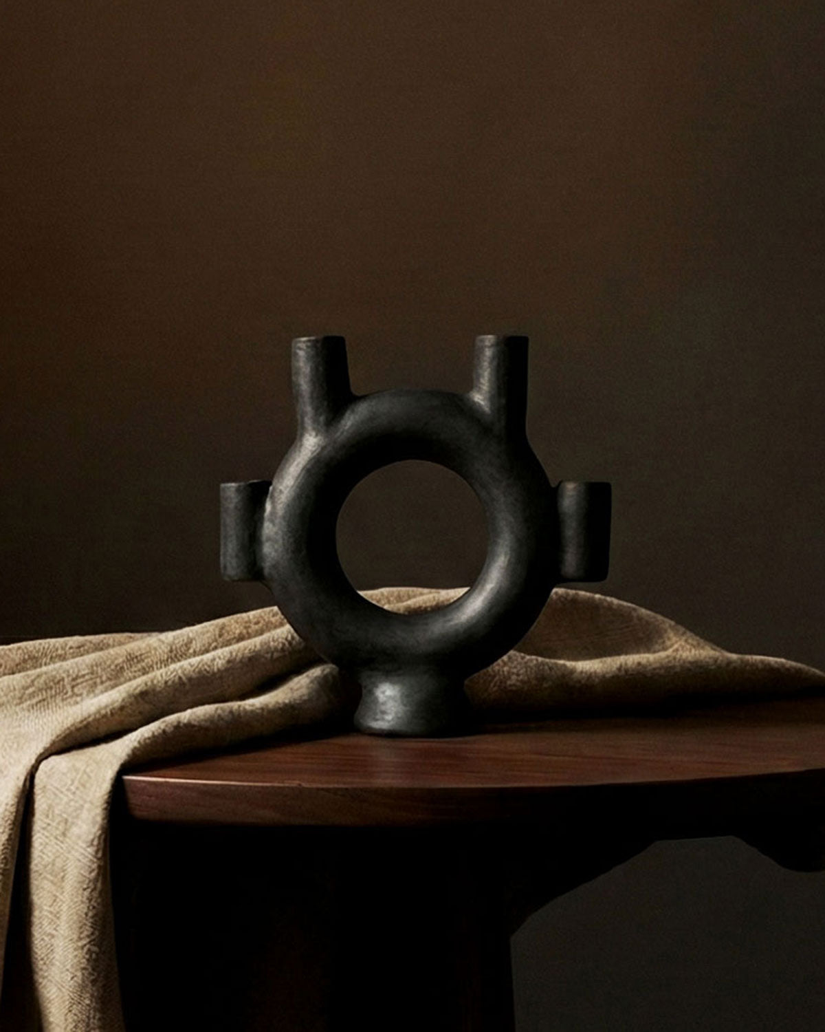 Oaxacan handmade candle holder.