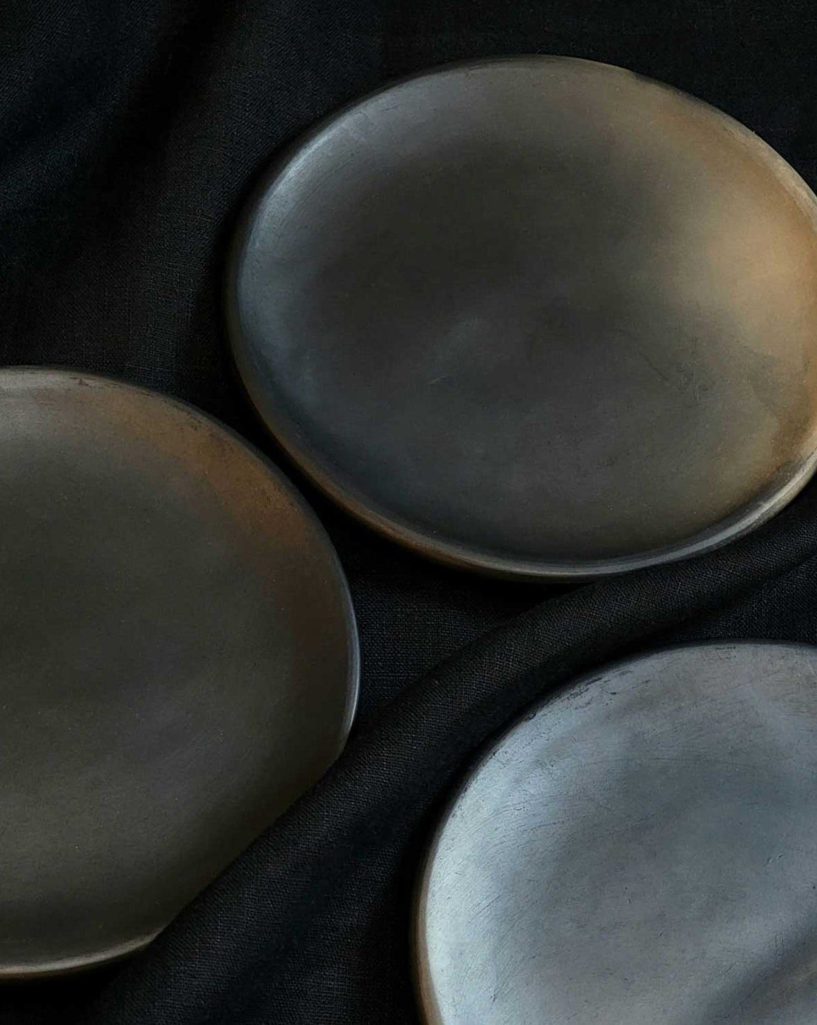 Oaxacan Pottery Plate Dinnerware Barro Negro 8”