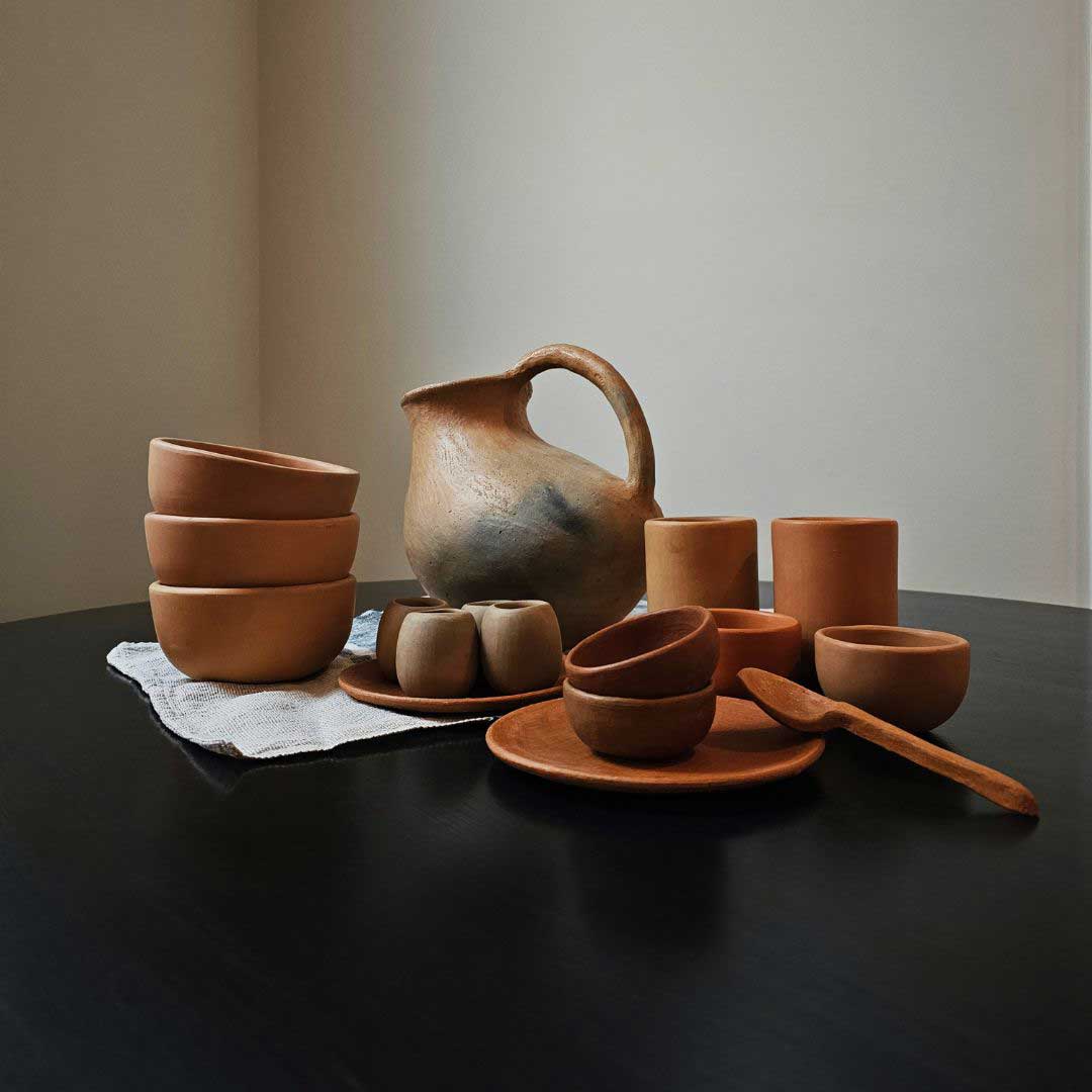 Oaxacan Red Clay Pottery