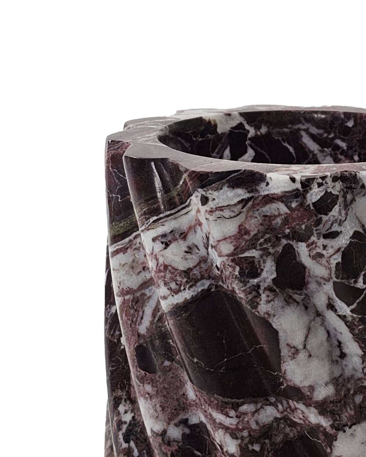 Purple Marble Planter Vase