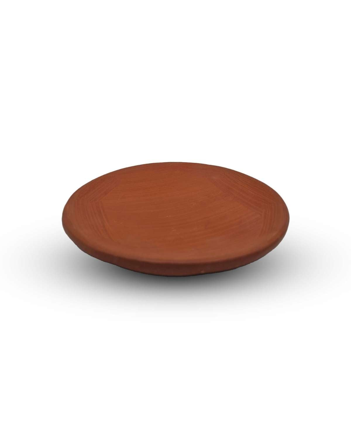 Red Clay Appetizer Plate