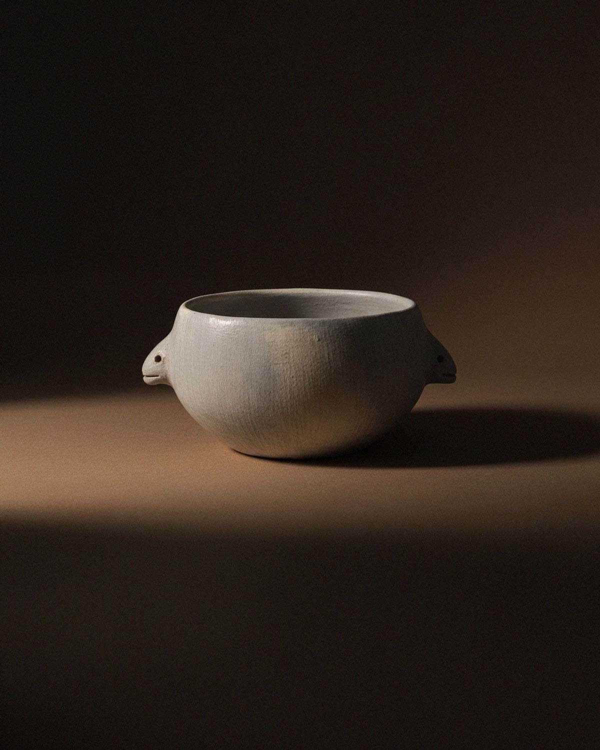 Artisan handmade clay bowl