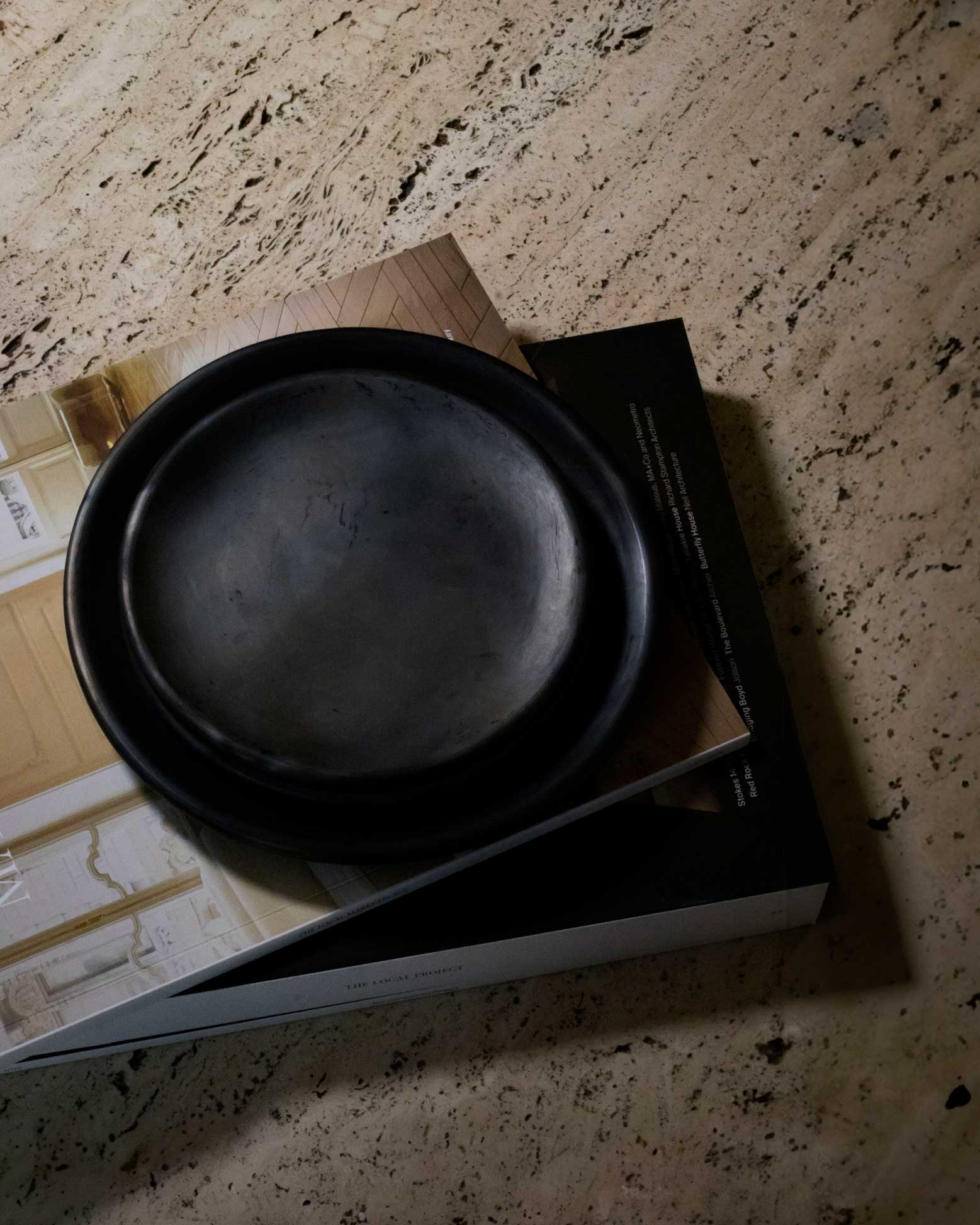 Oaxacan Black Clay Appetizer Plate
