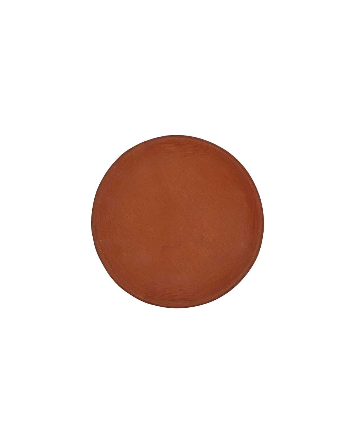 Red Clay Appetizer Plate